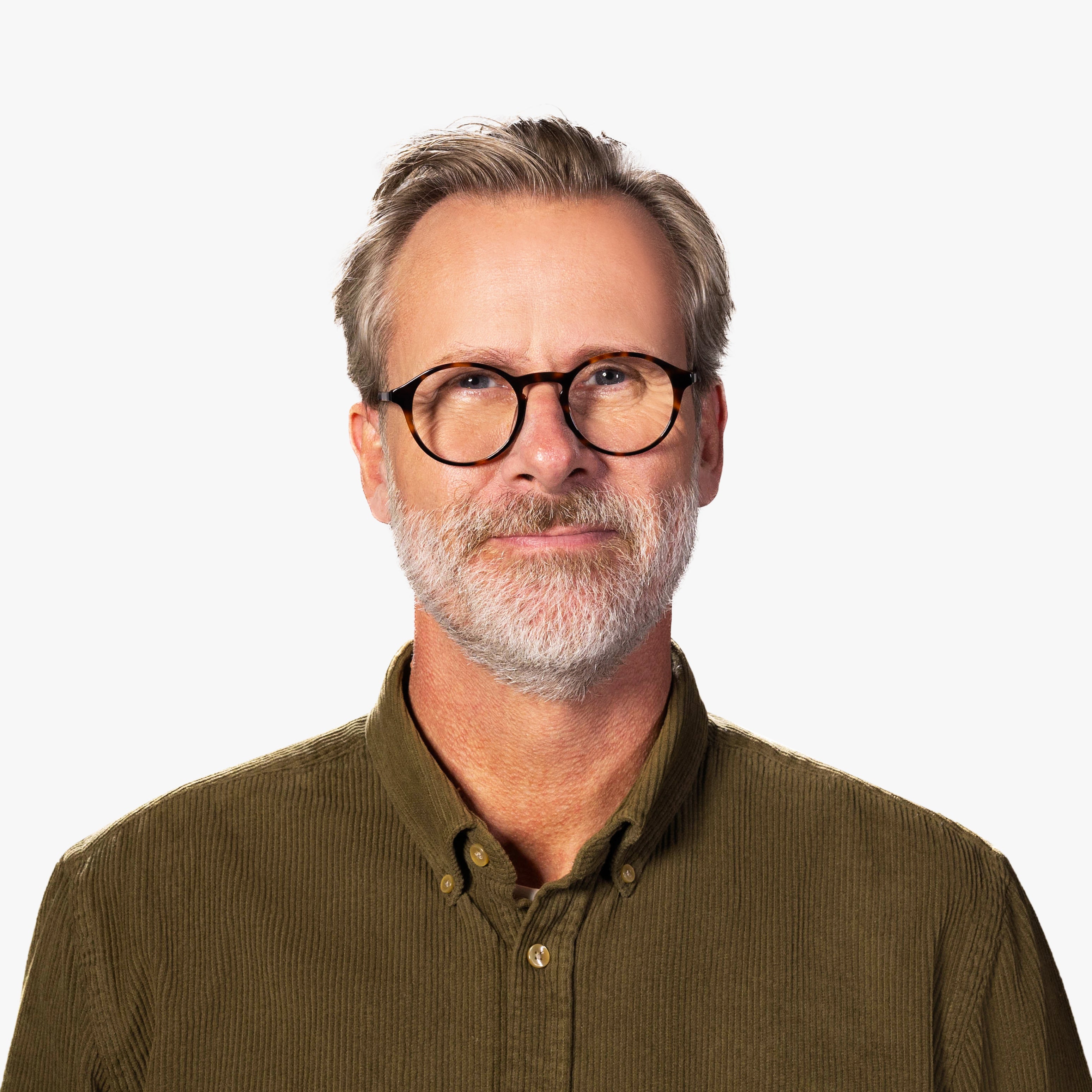 Luxreaders stylish Men's Ærø Turtle Reading glasses. Made from Titanium in a Round shape.