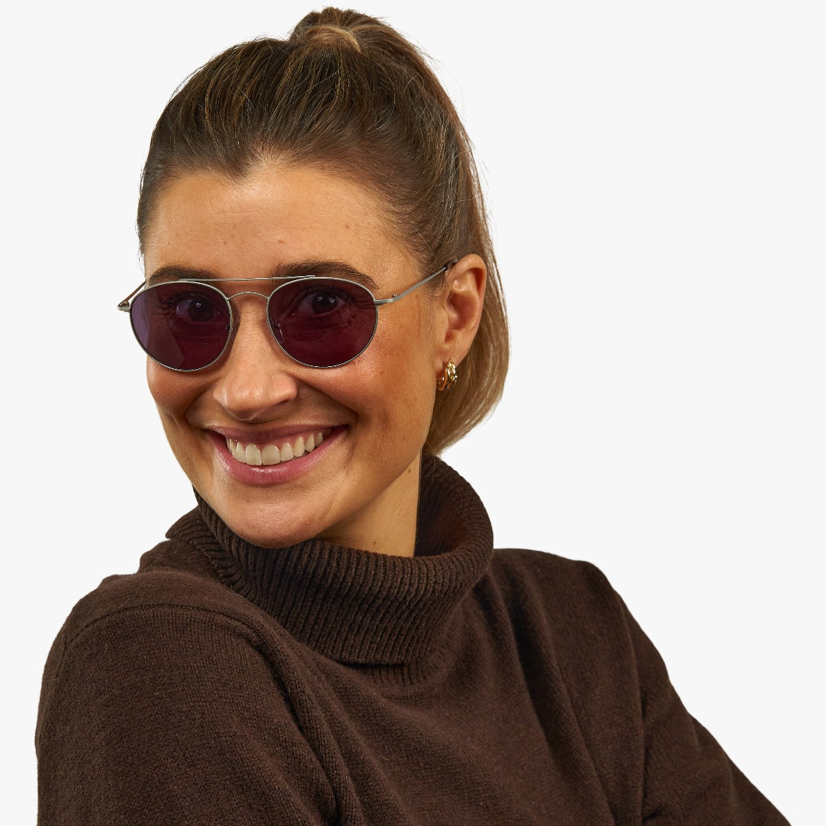 Luxreaders stylish Göteborg Steel Sunglasses. Made from Stainless steel in a Round shape.