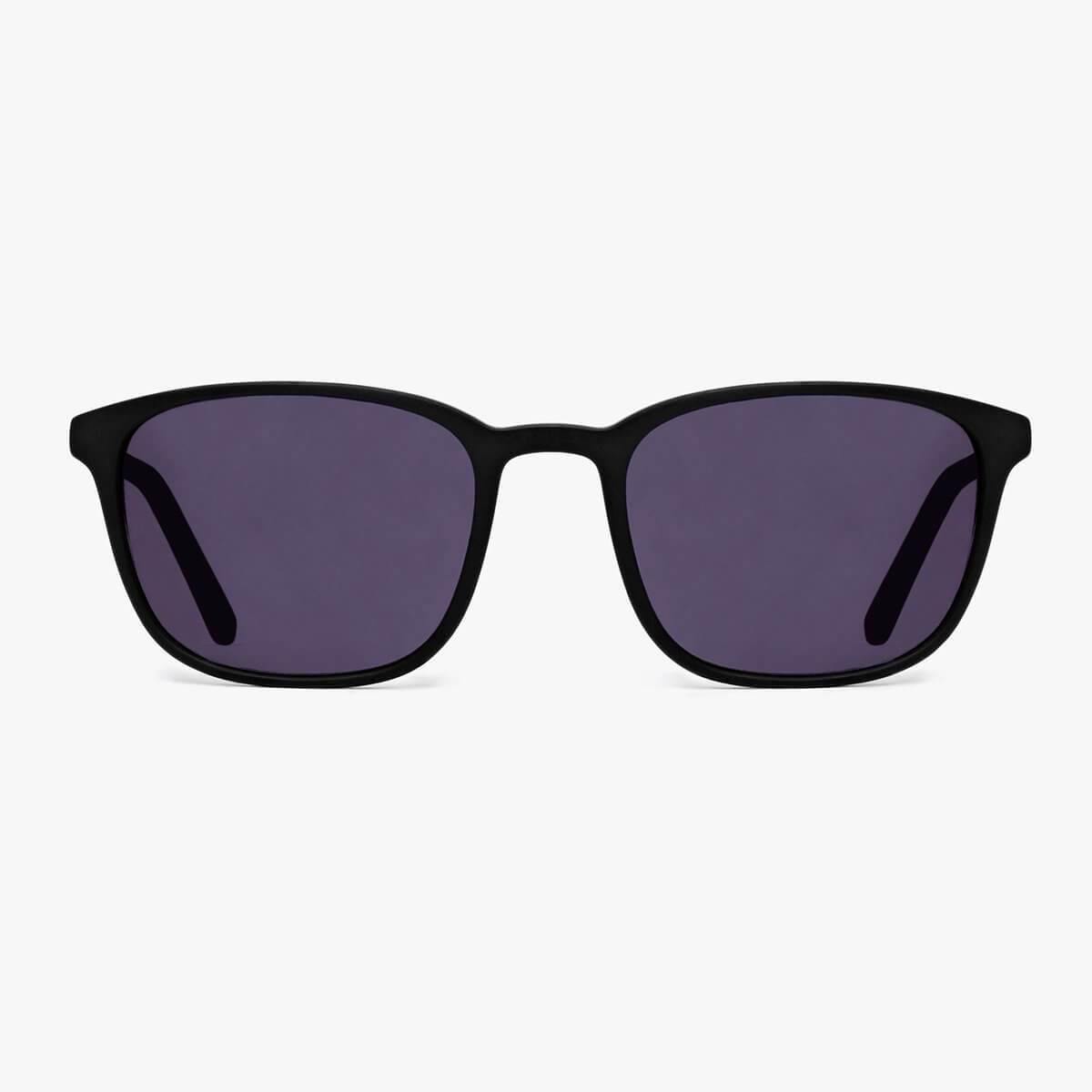 Luxreaders stylish Women's Ebeltoft Black Sunglasses. Made from Acetate in a Square shape.