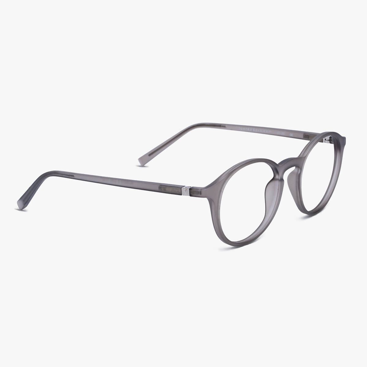 Læsø Grey round translucent grey reading glasses