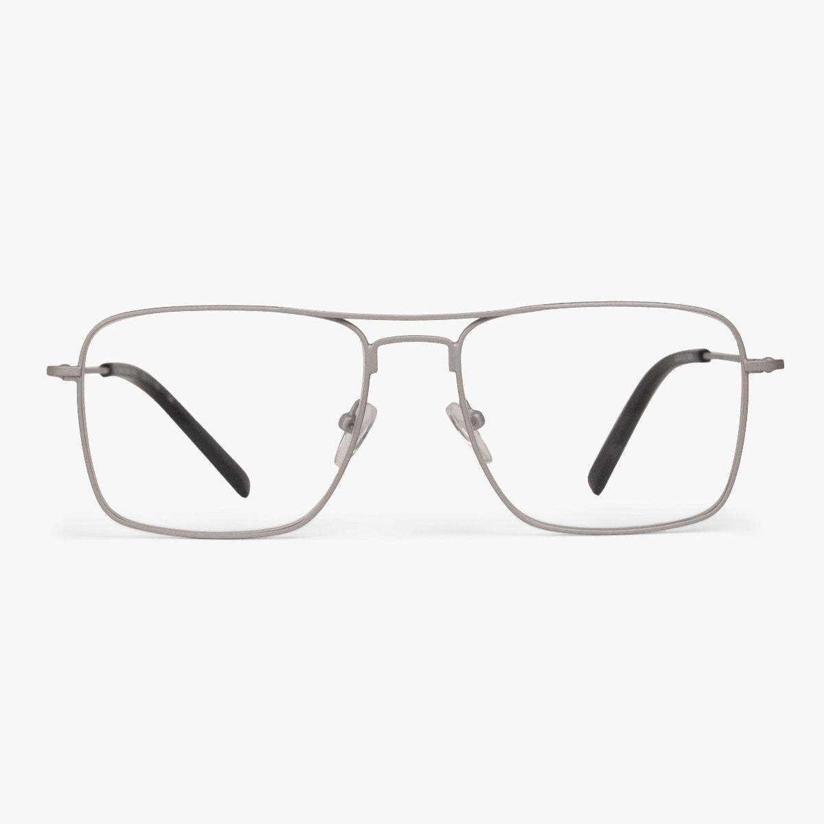 Lidköping Steel rectangular silver metal frame glasses