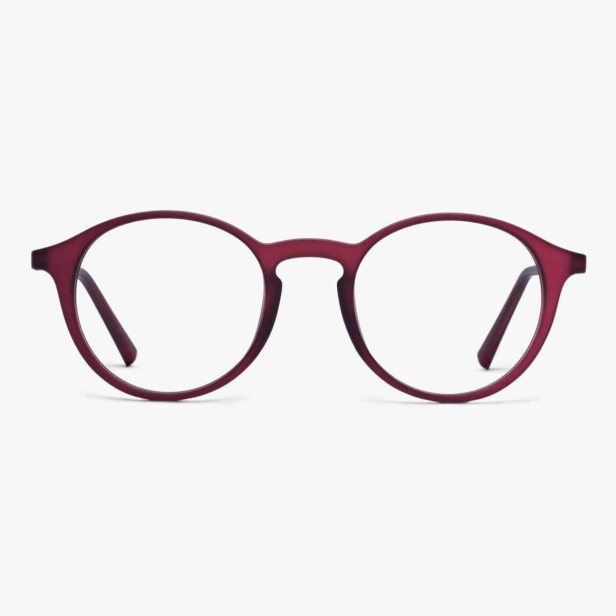 Men's Læsø Red round red reading glasses