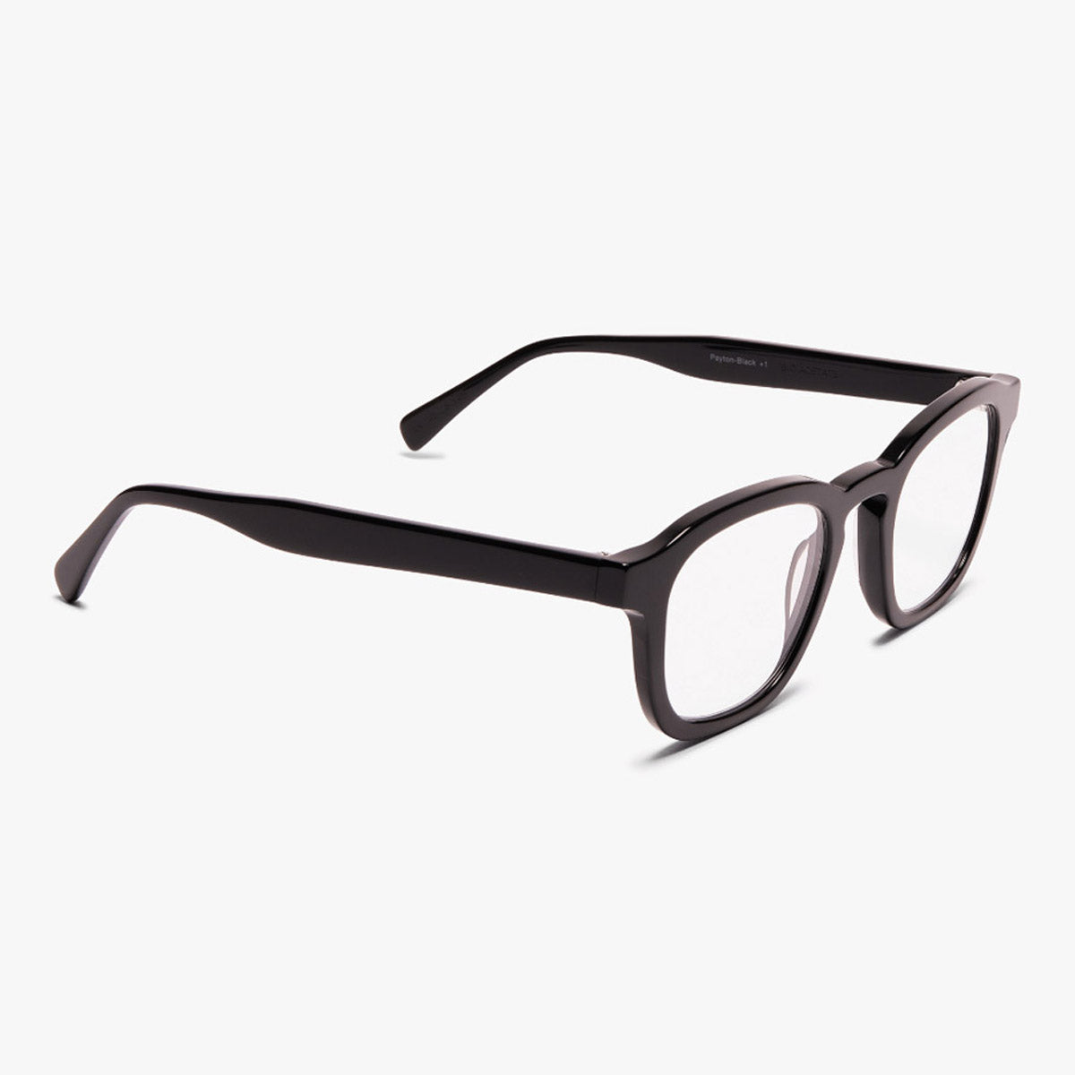 Men's Reykjavik Black rectangular black glasses