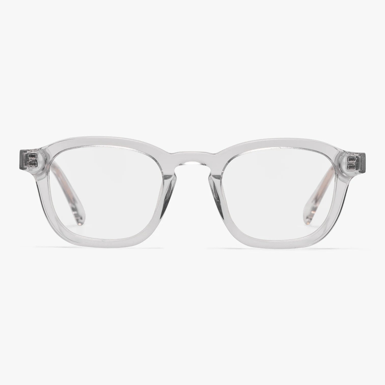 Men's Reykjavik crystal white rectangular glasses