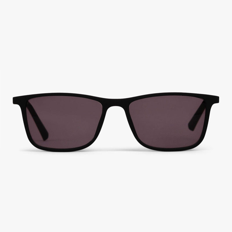 Men's Skagen Black rectangular sunglasses with dark lenses