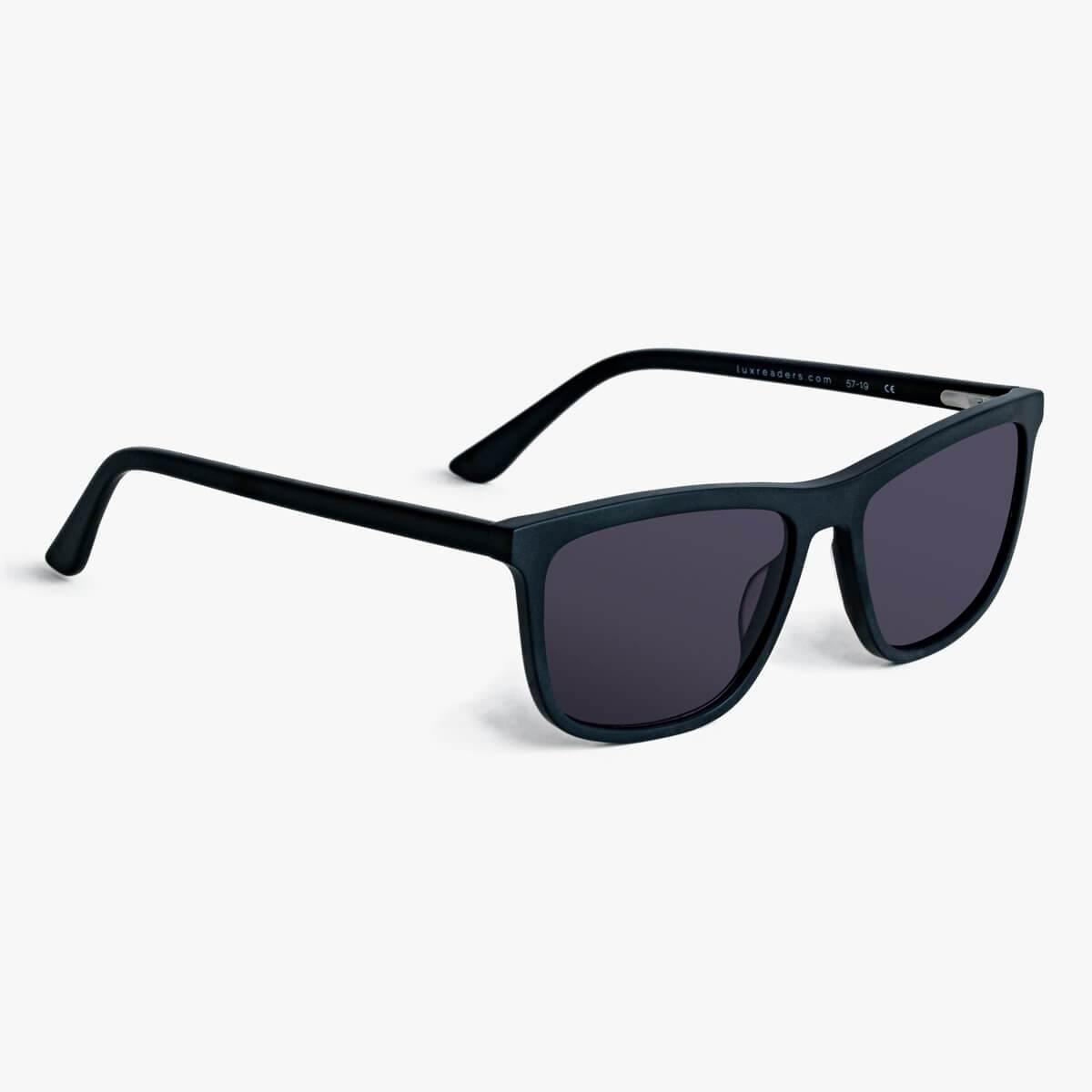 Luxreaders stylish Women's Oslo Black Sunglasses. Made from Acetate in a Square shape.