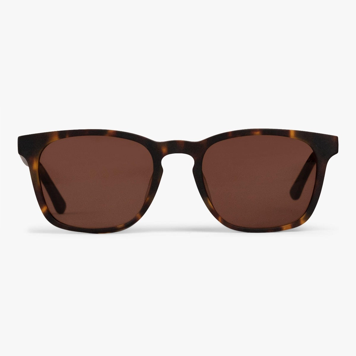 Women's Bornholm Dark Turtle sunglasses with tortoiseshell frames and brown lenses