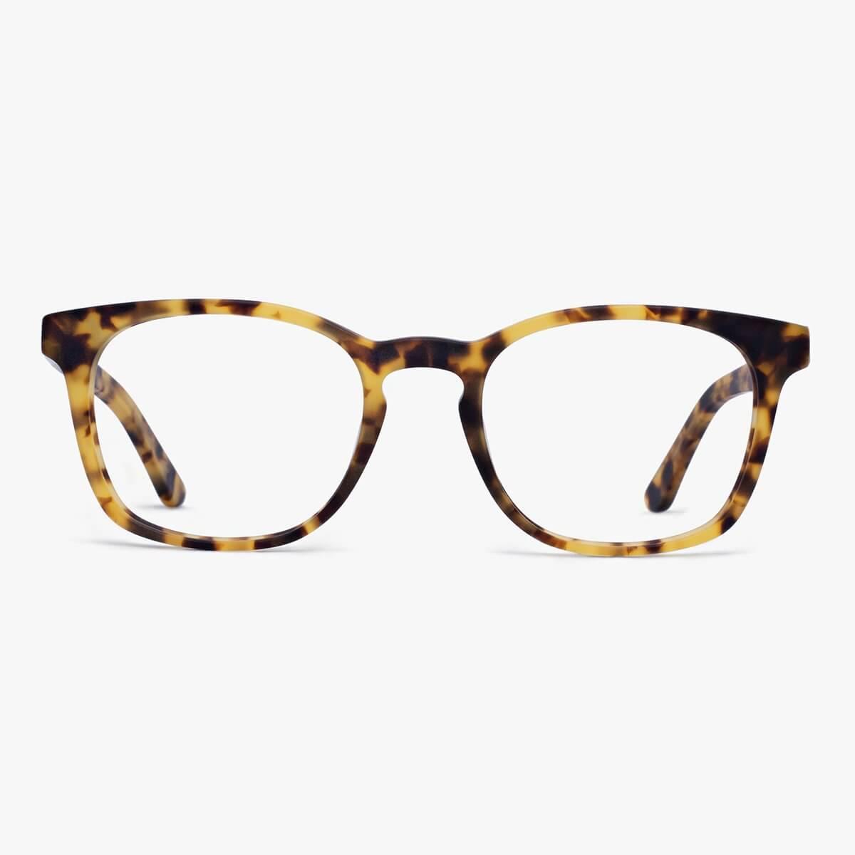 Tortoise shell glasses with square frames