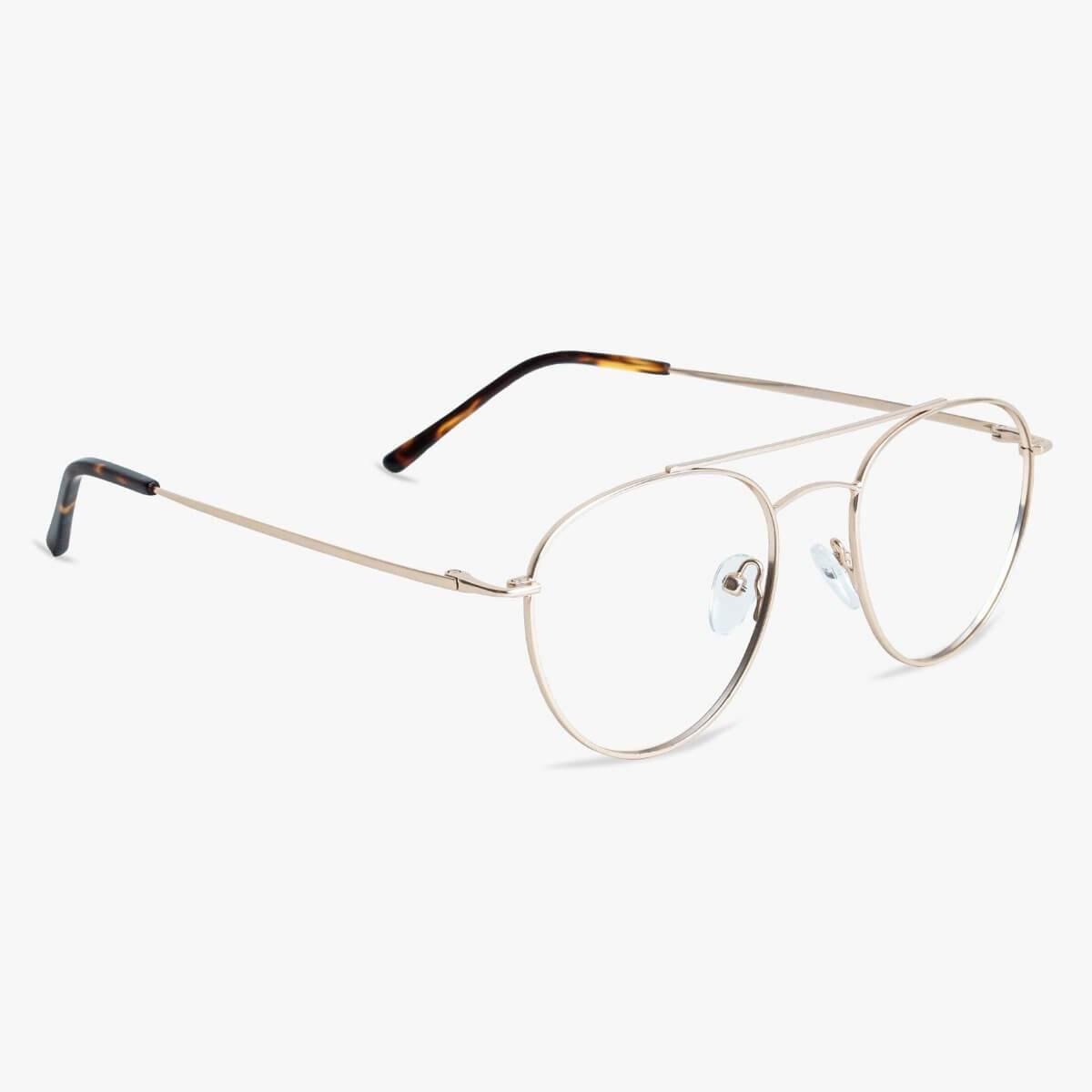 Women's Göteborg Gold round wire-frame glasses