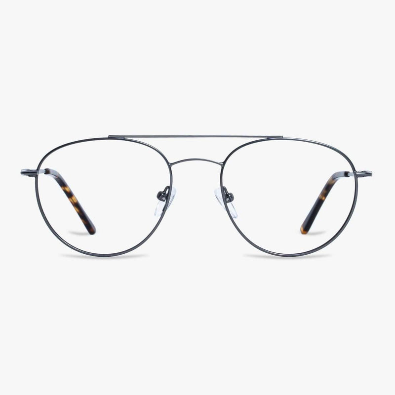 Women's Göteborg Gun aviator style reading glasses with metal frame