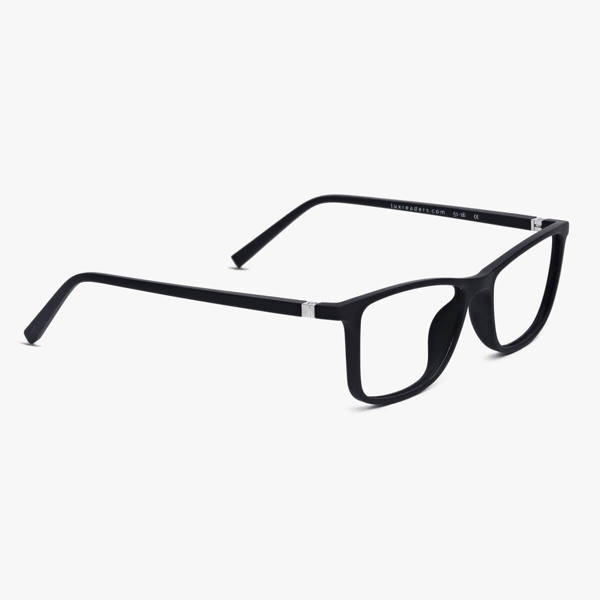 Women's Skagen black rectangular glasses by Luxreaders